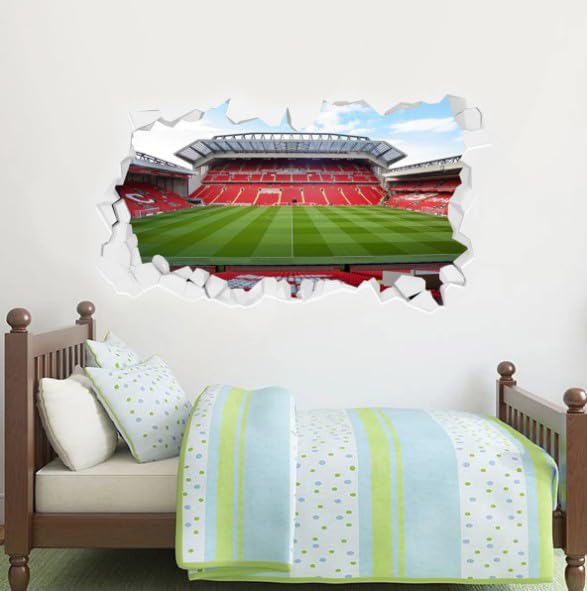 Liverpool Football The Mainstand Anfield Broken Wall Stadium Mural (180cm x 90cm)