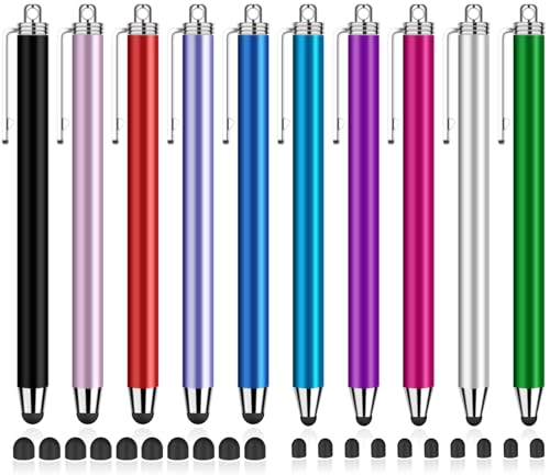 Stylus Pens for Touch Screens, Stylushome 10 Pack 0.24'+0.36' High Sensitivity Stylus with 20 Pcs...