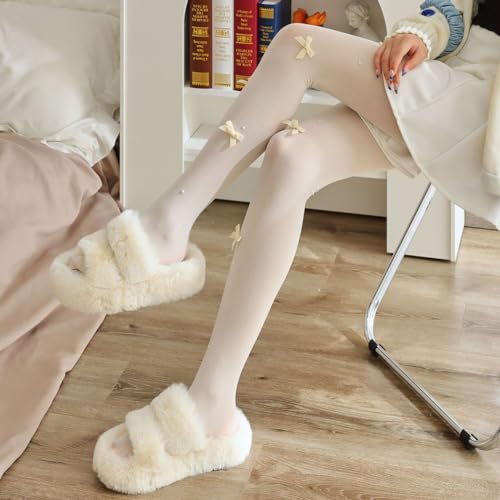 Image of Y2K Patterned Sheer Tights for Women Gothic Punk Thigh High Pantyhose Harajuku Lolita Bandage Fishnet Stockings