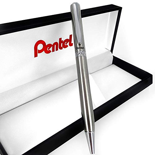 Pentel ペンテル　シルバーボールペン 専用ケース付き〈21〉 41QvmVRS3BL.jpg