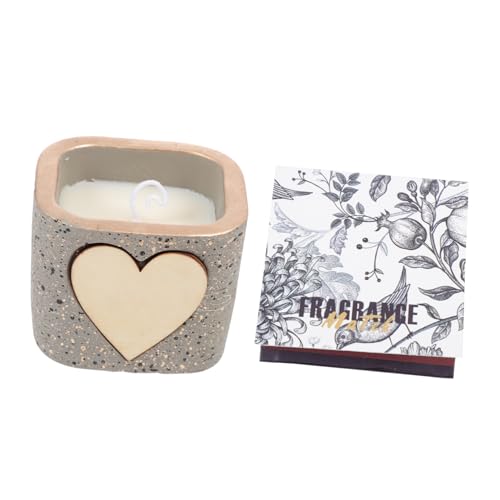 HAPINARY 1 Juego Tarro De Vela Velas Mujeres Decoración No Condujo Tóxico Perfumado Vela Grande Vela De Lavanda Vela Aromática Vela Eliminadora De Olores Hogar Fusor Aromas Cera Grey