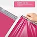 Metronic Poly Mailers 10x13 100 Pcs, Large Shipping Bags for Clothing | Strong Adhensive Mailing Bags for Small Business, Shipping Envelopes, Tear-resistant Packing Bags in Pink