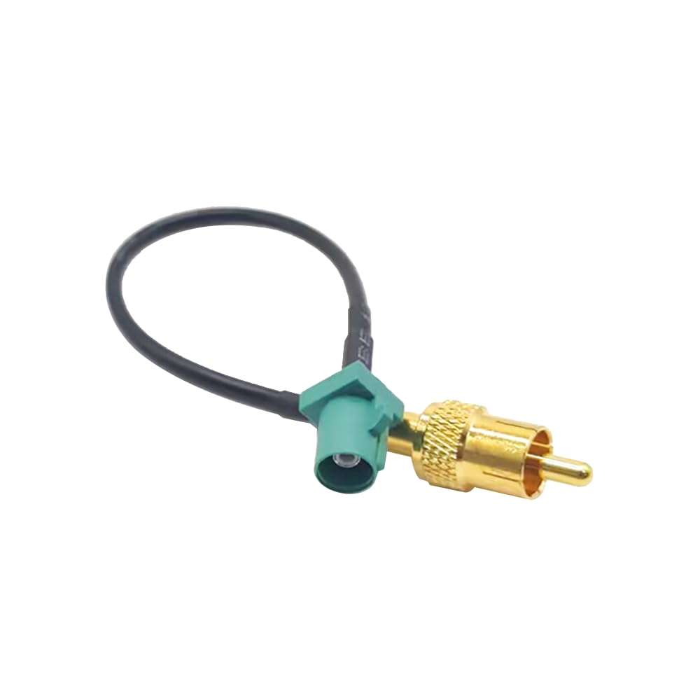 RIKYJIC FAKRA Z Blue SMB Male to RCA Male Adapter Cable for Car GPS Antenna(1 Meters)
