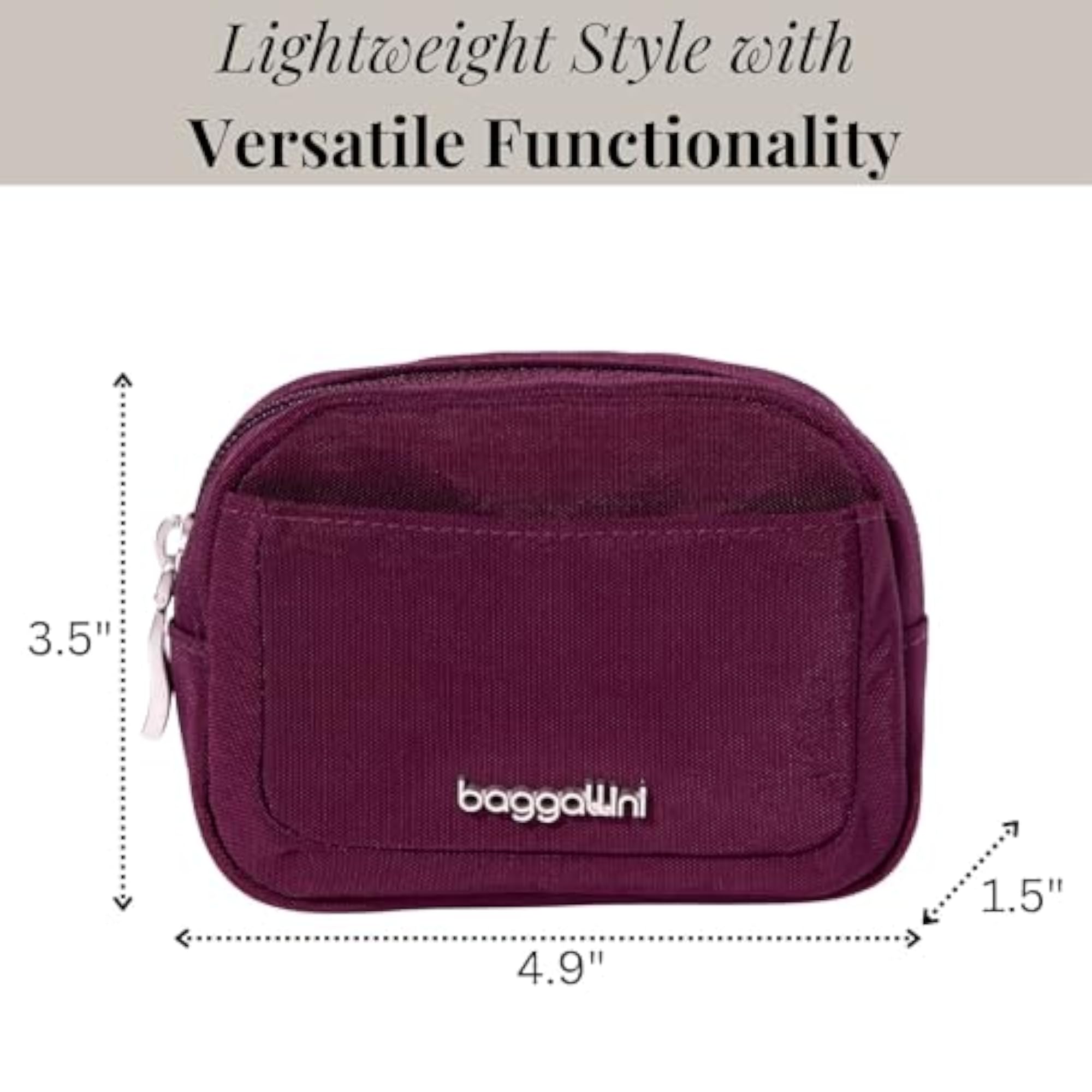 Women's Pocket Cosmetic - Lightweight Bag - Travel Essentials