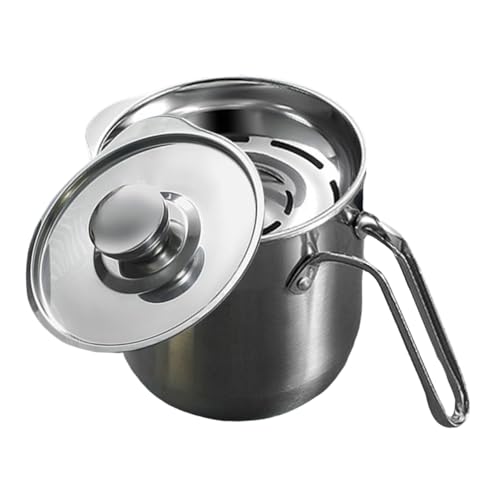 Alipis Separatore Di Uova in Acciaio Divisore Tuorlo Albume Filtro Per Uova Secchio Estrattore Albumi Tuorli