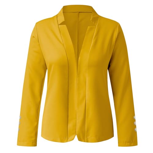 Womens Stretchy Blazers Casual Open Front Suit Jackets Work Office Business Lightweight Long Sleeve Cardigan Blazer3