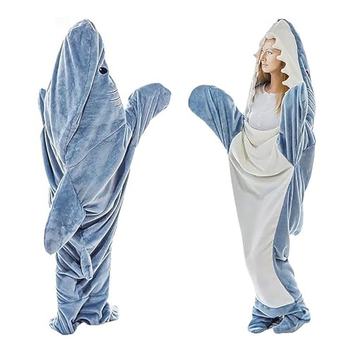 Couverture requin adulte contre le froid flanelle douce