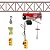 Electric Hoist, Hoist Winch, 480W Electric Winch, 110v Electric Winch, 440lbs Electric Lift with Remote Control & Single/Double Slings