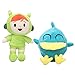 zcm Peluche poupée Ensemble De 2 23 / 16cm Jouets en Peluche Poupée Pocoyo Chien Canard Éléphant Doux Animaux en Peluche Poupées Jouet Fournitures De Fête