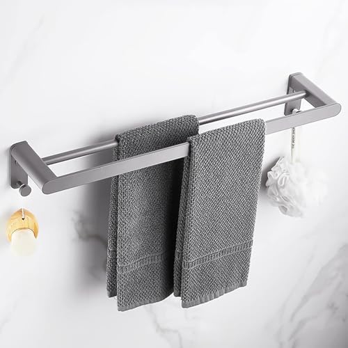 Barre porte-serviettes unique avec étagère murale pour optimiser les petits coins