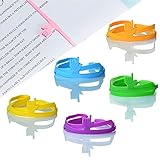 Marcapáginas de lectura, colores aleatorios)