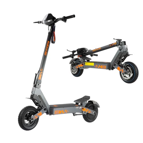 KuKirin G2 2026 Elektroroller für Erwachsene faltbar 48V 15 6Ah Batterie Akkulaufzeit bis zu 55 km 10 Zoll schlauchlose Reifen doppelte Federung doppelte Scheibenbremse