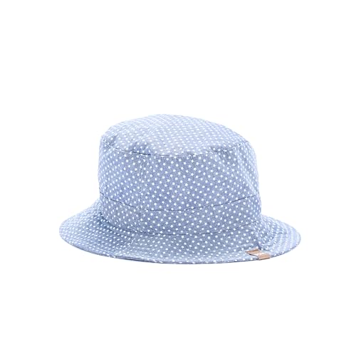 Girls Stars Print Bucket Hat - Vintage Denim Blue - Toddler/Little Kid (2-6Y) - Practical and Fashionable Summer Essential