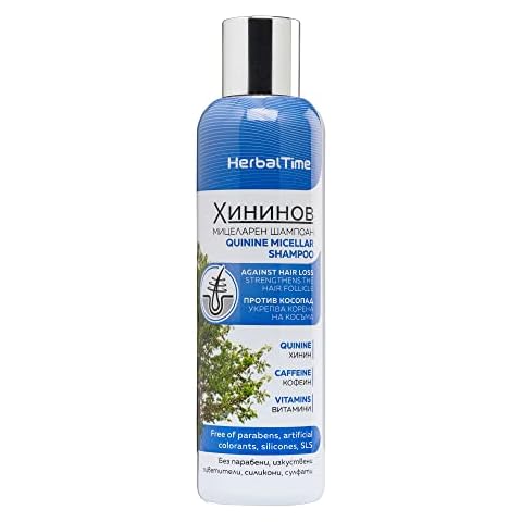 Quinine Micellar Shampoo - Powerful Hair Loss Treatment Parabens Free Silicones Free Sulphates Free Cover