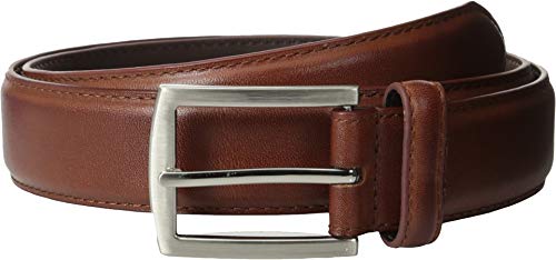 Stacy Adams Men's Brayden Full Grain Leather Belt, Cognac, 36