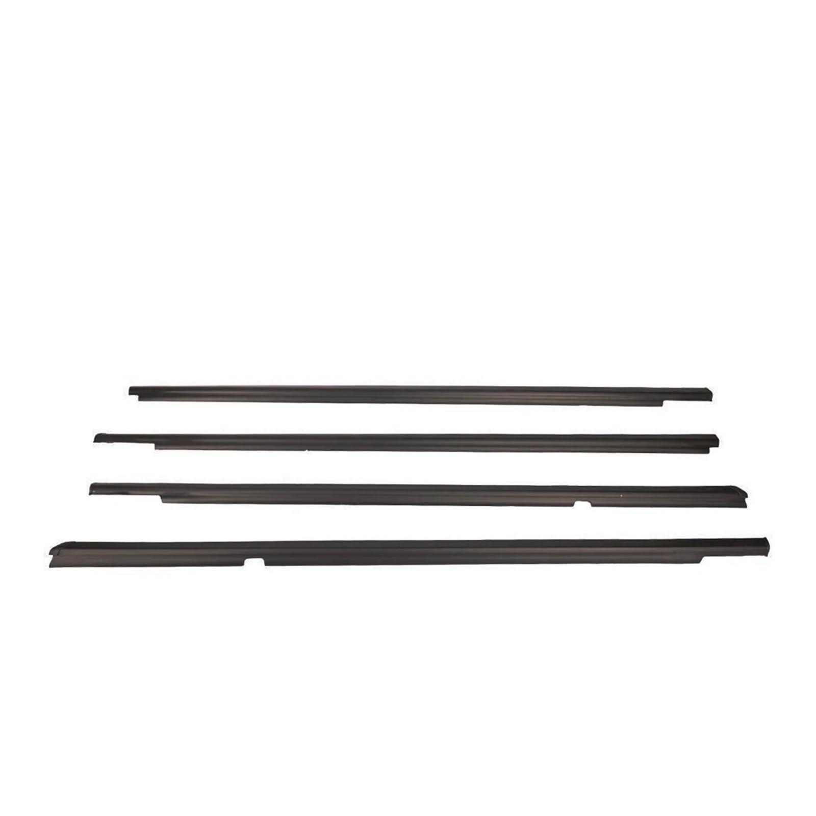 Watjcse One Color 4Pcs Car Outer Door Windows Rubber Weatherstrip Compatible With Lancer Cy Cx Compatible With Fortis Evo Cz 2007-2019 5727A005 5727A006 5757A017 5757A018
