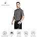 Golf Shirts for Men Dry Fit Moisture Wicking Casual Sport Short Sleeve Mens Golf Polo Shirts Black Stripe