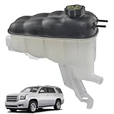YzusGomumu Coolant Expansion Reservoir Tank With Cap Compatible With 2015-2020 Cadillac Escalade ESV Chevrolet Silverado 1500 Suburban 3500 HD Tahoe GMC Sierra 1500 Yukon XL Replaces 22856231 603-973