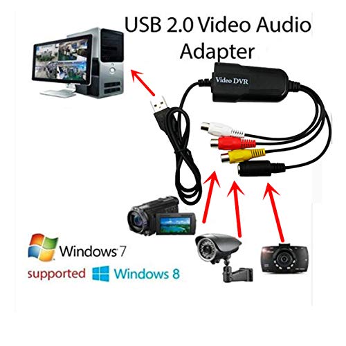 Adaptateur capture video USB 2.0 RCA S-Video pour numeriser VHS - 5