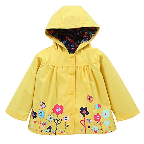 Girl Baby Kid Waterproof Hooded Coat Jacket Outwear Toddler Rain Suit Raincoat Hoodies with Pants Lightweight Raincoat p3633