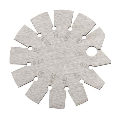 PartyKindom Righello Angolare in Acciaio Inox Resistente alla Ruggine Strumento di Misurazione per Falegnameria Scala Incisa Chiara e Precisa per Uso Durevole