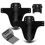 NICEDACK Mountian Bicycle Fender, MTB Mud Guard，2+1 PCS Front and Rear Bike Fender，Bike Mudguard Fits 26
