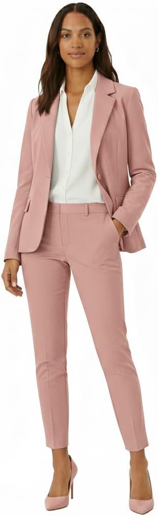 Marycrafts Women’s Two Piece Suits – Business Blazer Pant Suit Set, Professional Work Outfit for Office - Image 4