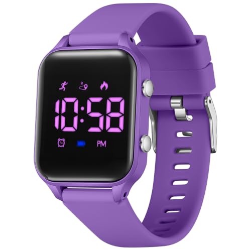 Image of LAVAREDO Kids Digital Watches for Boys Girls,Waterproof Sport Watch with Pedometer Stopwatch Vibration Alarm for Ages 5-13,No App Fitness Tracker Watch for Kids Teens Birthday Gifts