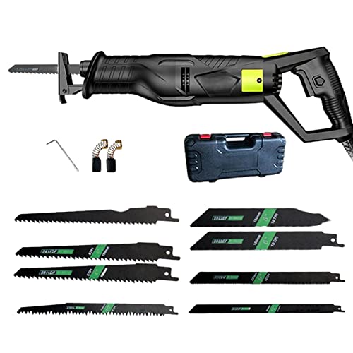 Sierra Eléctrica para Huesos Carne Congelada Jamon, Sierra de Sable, Longitud de Carrera de 20mm, Velocidad Variable y Botón de Bloqueo, Corte Preciso, Disipación de Calor Rápida, Fácil de Usar thumbnail