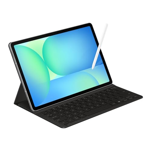 Image of Samsung Galaxy Tab S10 FE 256GB WiFi Android Tablet + Book Cover Keyboard Slim, Large Display, Long Battery Life, Powerful Processor, S Pen, US Version, 2025, 2 Yr Manufacturer Warranty, Gray