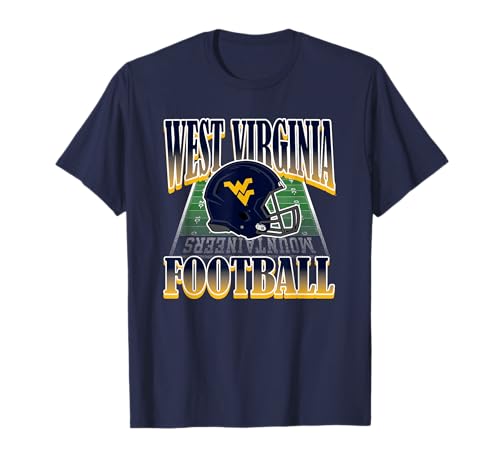 West Virginia Mountaineers Vintage Football Helmet 90's T-Shirt