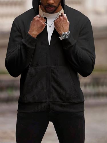 Image of GRECIILOOKS Hoodie for Man | Zipper Hoodies for Men Stylish | Sweatshirt for Mans | Sweater for Man's | Sweater for Men Winter Wear (Available in Plus Sizes) Polycotton