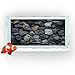 iTapnoom Underwater Stone Aquarium Background, Rock Wall Nature Landscape Fish Tank Backdrop Decor, Polyester Fabric with 6 EVA Double-Sided Tapes 48x24 inches/120x60cm