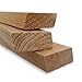 Produktbild Modernes Fassadenprofil Lärche 21 x 68 mm Länge 130 cm Konstruktionsholz 4-seitig glatt Rhombusleisten
