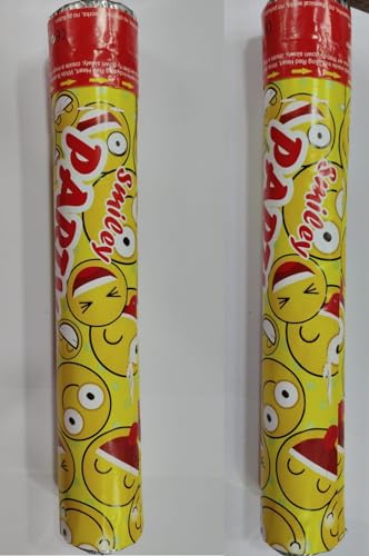 Image of Crave Party Poppers - Confetti Poppers for Birthday, Bachelor, Anniversary & More (1PC PACKING, 30CM, Smiley)