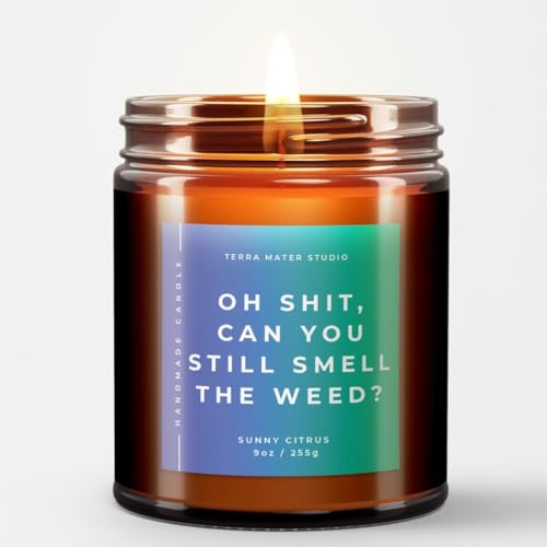 Terra Mater Funny Stoner Gift Candle