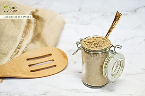 Organic Way Licorice Root Powder (Glycyrrhiza glabra) - Herbal Tea | Kosher & USDA Certified | Vegan, Non-GMO & Gluten Free | Tested for Heavy Metal and Purity | 100% Raw from India (1/2LBS / 8Oz) - Image 4