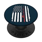 american flag fishing rod red vintage us fisherman patriotic popsockets popgrip intercambiabile