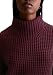 Marc OߴPolo Denim Damen Strickpullover mit Stehkragen Relaxed Fit, Rot (Dark Maroon), S