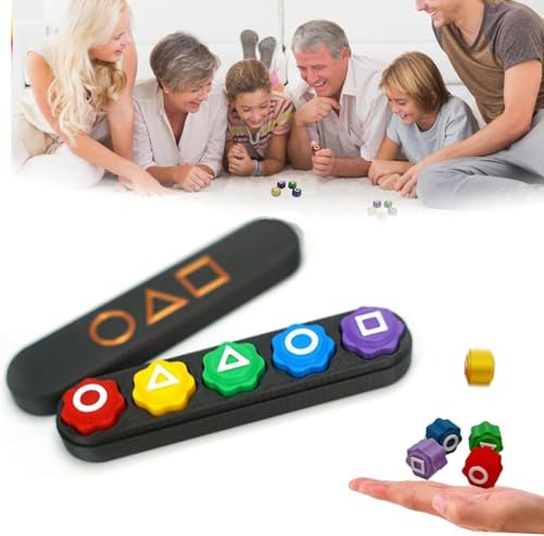 DKIIL NOIYB Gonggi Juego Tradicional Coreano, Juego Coreano Gonggi, Gonggi Juego de Guijarros de Piedra Jack, Juguete De Entrenamiento De Coordinación Ojo-Mano (A7)
