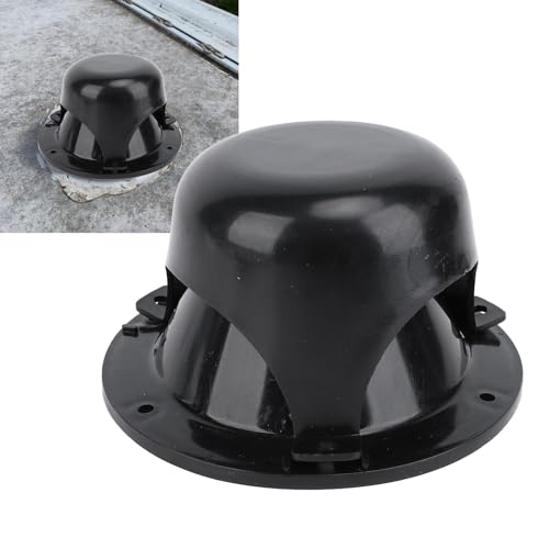 Entlüftungskappe für Hydraulikanlage aus geruchsbeständigem ABS, einfache Installation, Entlüftungsabdeckung für hydraulisches Dach, geeignet für Anhänger (black)