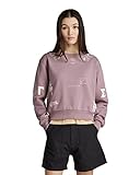 Gerippter runder Ausschnitt G-STAR RAW Damen Multi Graphic Cropped Loose Sweatshirt, Purpur (grape shake D22292-A613-D310), XL