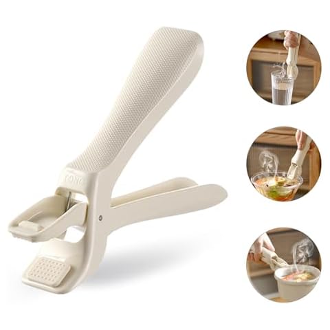 Hot Plate Gripper Tong, Safely Handle Hot Plates, Bowls, Pizza Pans, Air Fryers, and Microwave Dishes Cover