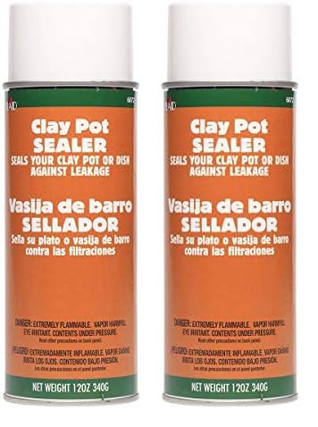 Plaid Clay Pot Sealer, 12oz, Clear (Pack of 2)
