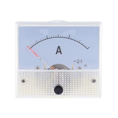 Ampèremètre analogique encastrable 2A avec boîtier de mesure 85L1 64x56mm