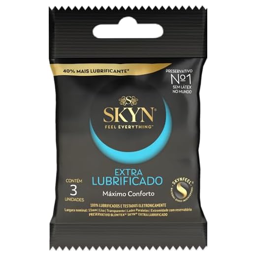 SKYN Preservativo Extra Lubrificado Com 3 Unidades