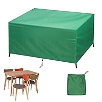 LAMUNI Tuintafelhoes 170x100x75cm Tuinmeubelafdekking Waterdichte Outdoor Tafelhoes 420D Oxford-Stof Tuinmeubelhoes Winddicht Beschermhoes voor Tuinmeubelen UV-Bestendig Hoes voor Tafel en Stoelen