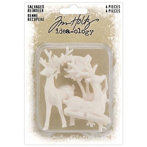 Tim Holtz Idea-ology Renne récupéré en résine de haute précision pour décoration vintage