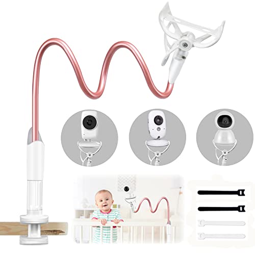 Support de Caméra Bébé,Support Babyphone Universel,Babyphone Camera Support pour Plupart des Bébé Moniteur,Support de Appareil Photo Compatible avec HelloBaby/GHB/BOIFUN/Philips Avent Babyphones