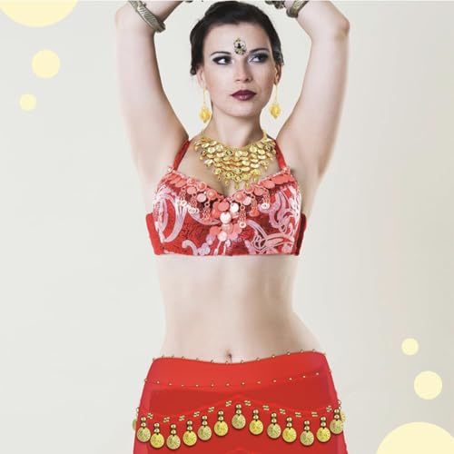 Chaîne danse du ventre et écharpe de hanche style tenue de gitan - 3
